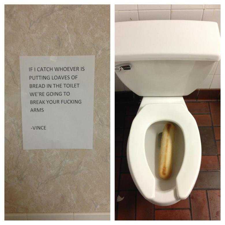Toilet Notice